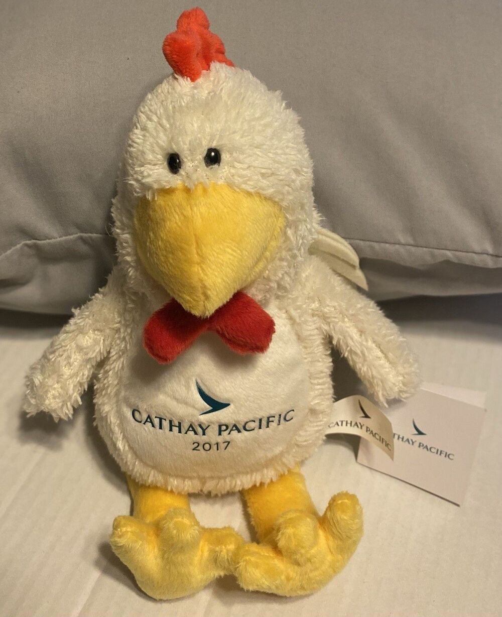 Cathay Pacific Year Of Rooster Plush Soft Toy 2017 Stuffed Animal Stuffie w/tags
